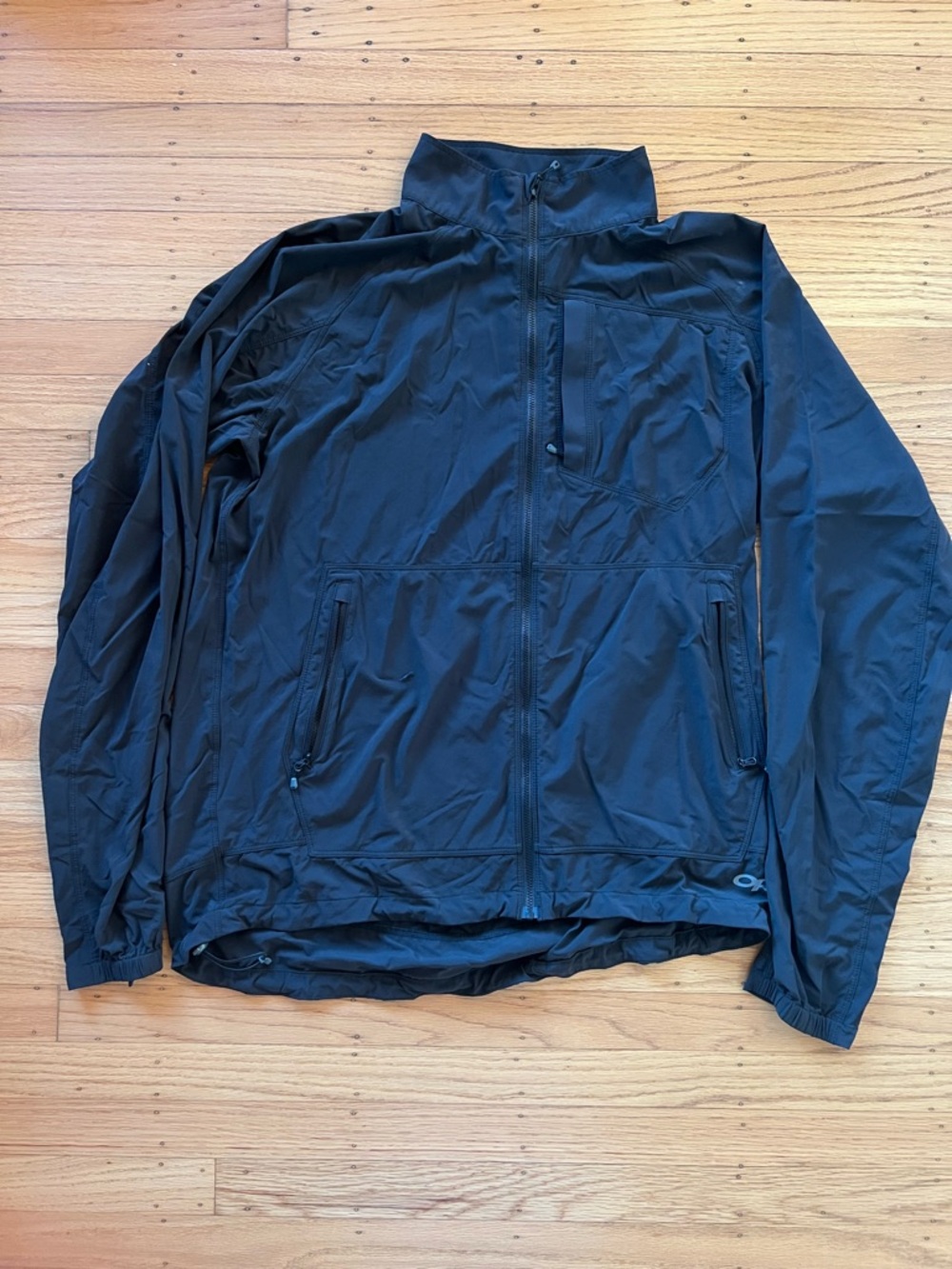 Outdoor Research Men's Black Lightweight Zip-Front Jacket